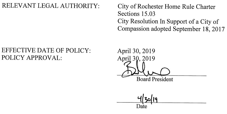 Signature of Brian Morgan, Board President